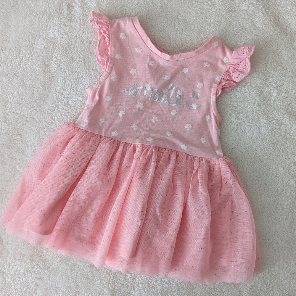 George Toddler Pink summer party dress. Size 6-12M